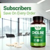 image:imageNested Naturals Choline Bitartrate 500mg Per Serving  High Potency Choline Supplements  Supports Prenatal Maternal amp Fetal Health During Pregnancy  100 Vegan amp NonGMO  2Pack 180 Capsules90 Count Pack of 1