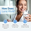 image:imageNested Naturals Luna MelatoninFree Sleep Aid amp Magnesium Glycinate Chelate for Improved Sleep Relaxation amp Recovery 180 Capsules