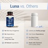 image:imageNested Naturals Luna MelatoninFree Sleep Supplement  NonHabit Forming Herbal Sleep Supplement Adult Bedtime Support Help Sleeping wChamomile Valerian LTheanine  60 Vegan CapsulesLuna Herbal Melatonin Free