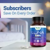 image:imageNested Naturals Luna MelatoninFree Sleep Supplement  NonHabit Forming Herbal Sleep Supplement Adult Bedtime Support Help Sleeping wChamomile Valerian LTheanine  60 Vegan CapsulesKids