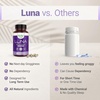 image:imageNested Naturals Luna MelatoninFree Sleep Supplement  NonHabit Forming Herbal Sleep Supplement Adult Bedtime Support Help Sleeping wChamomile Valerian LTheanine  60 Vegan CapsulesLuna