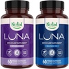 image:imageNested Naturals Luna Sleep Aid Bundle  Luna amp Luna MelatoninFree Sleeping Pills with Natural Ingredients Melatonin Valarien amp More 120 Count