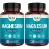 image:imageNested Naturals Magnesium Glycinate Chelate  200mg Chelated Magnesium Supplement for Muscle Cramps Relaxation amp Sleep Support  100 Albion TRACCS Buffered Magnesium Glycinate  120 Vegan Capsules120 Count Pack of 2