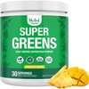 image:imageNested Naturals Super Greens Daily Superfood Powder  Certified USDA Organic Green Powder wWhole Foods Spirulina Powder Wheat amp Barley Grass  Probiotics Fiber amp Enzymes  Original 60 ServingsPineapple Mango